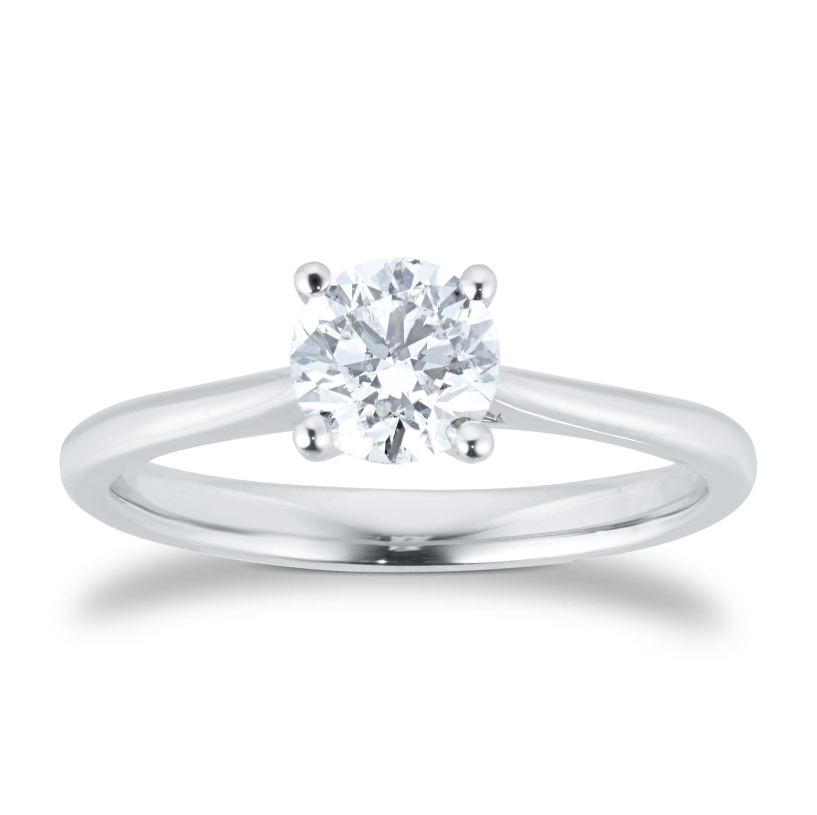 Goldsmiths Platinum 0.70ct Solitaire Diamond Engagment Ring