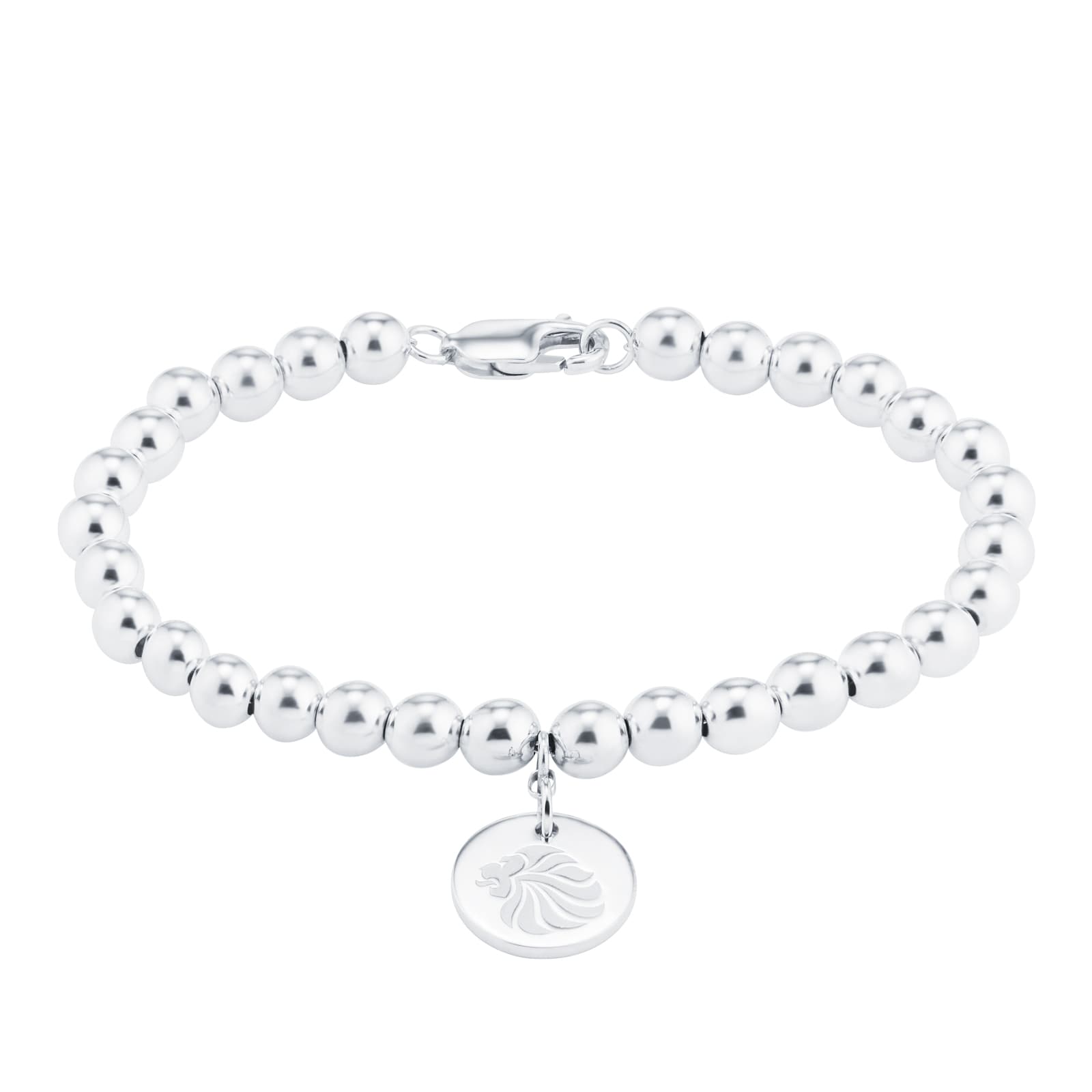 Mappin & Webb Team GB Sterling Silver Bead Bracelet