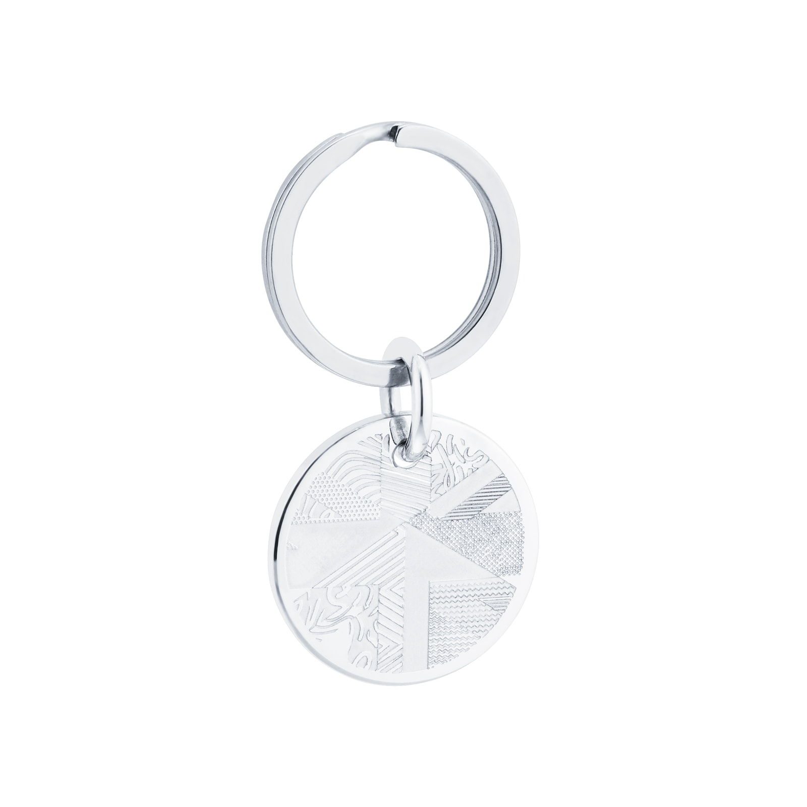 Mappin & Webb Team GB Sterling Silver Union Flag Keyring