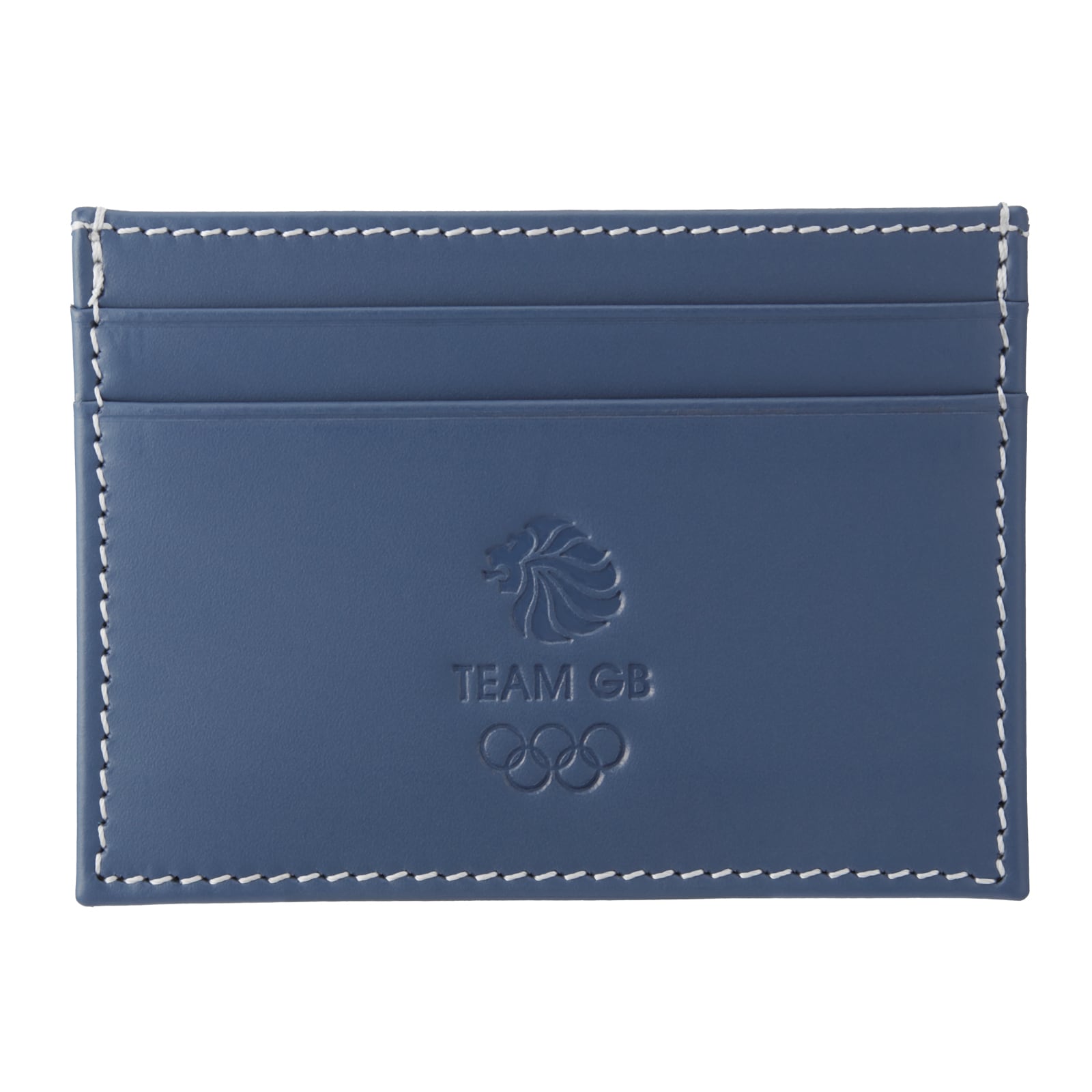 Mappin & Webb Team GB Smooth Leather 4CC Wallet - Blue