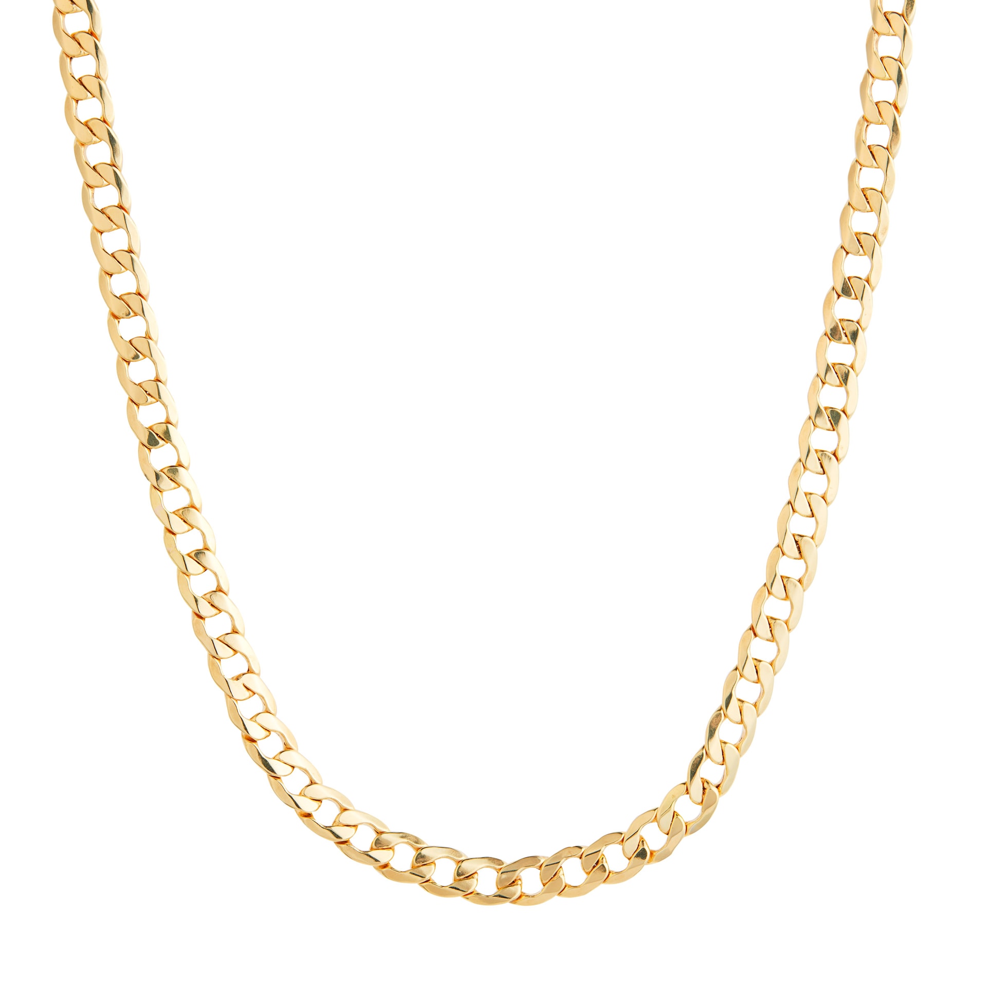 Goldsmiths 9ct Yellow Gold 18 Inch Curb Chain