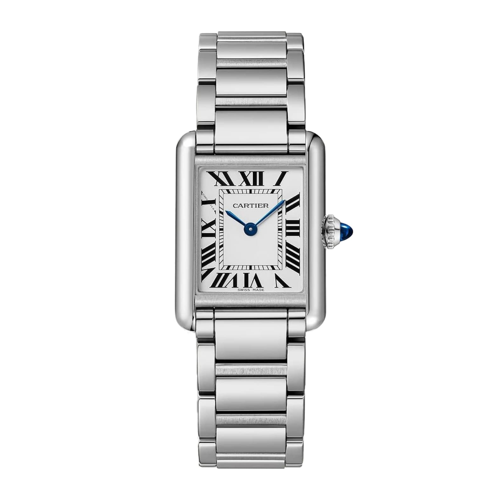 Cartier Tank Must Watch, Small Model, Photovoltaic SolarBeat™ Movement, Steel Case