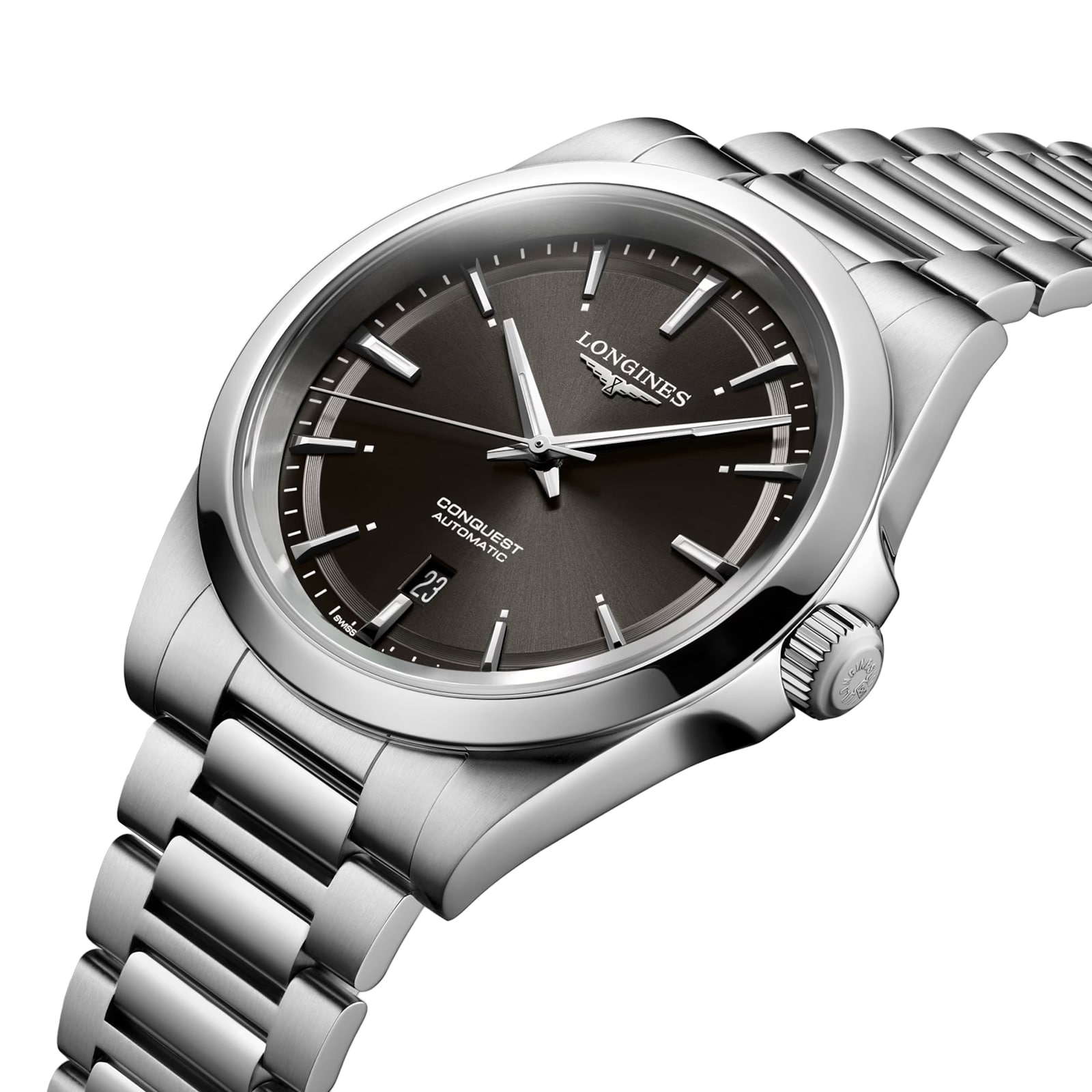 Longines Conquest 41mm Mens Watch Black