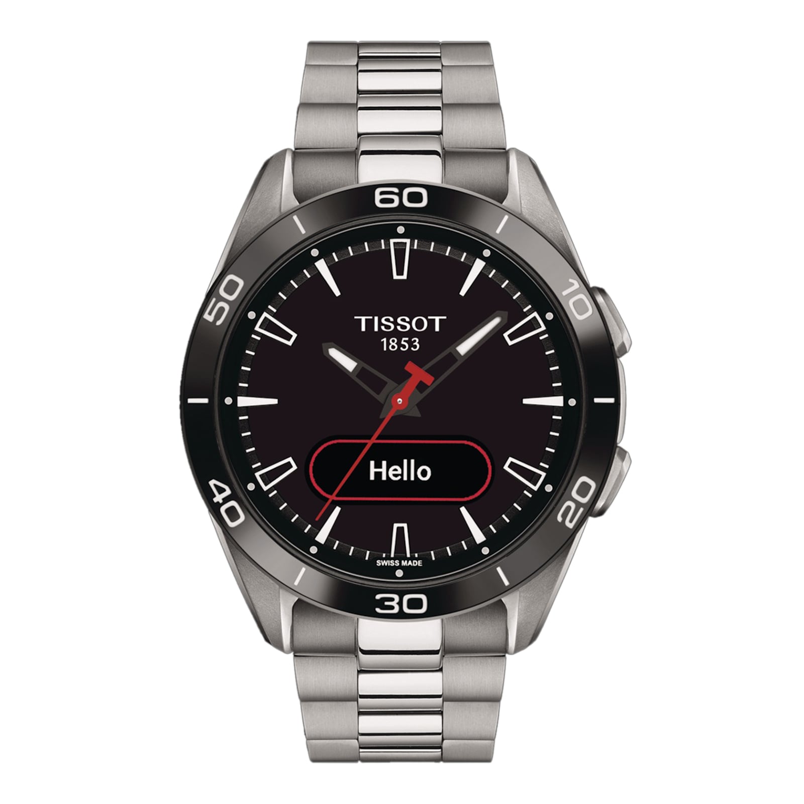 Tissot T-Touch Connect Sport 44mm Unisex Watch Black With Titanium Strap