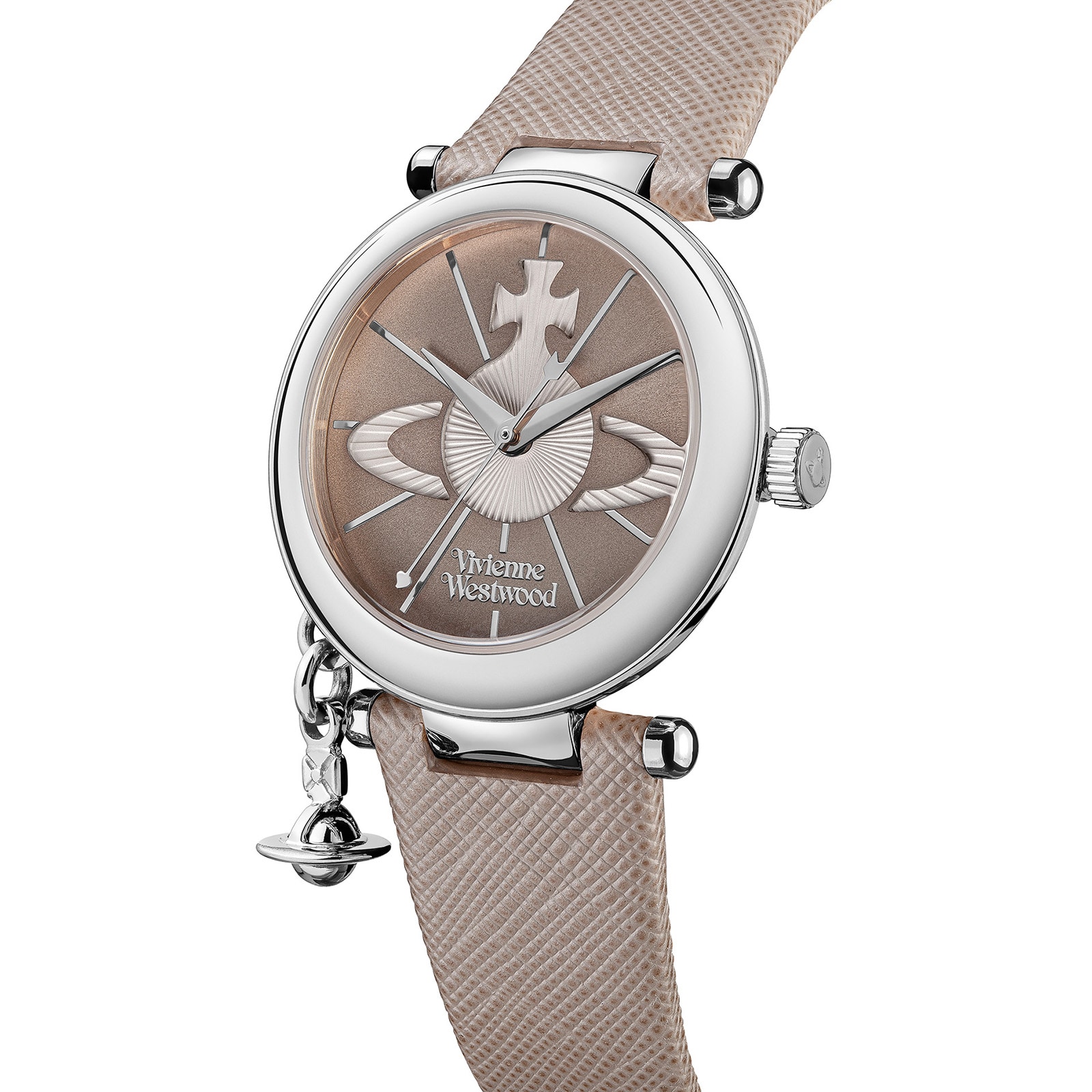Vivienne Westwood Orb 32mm Ladies Watch Taupe