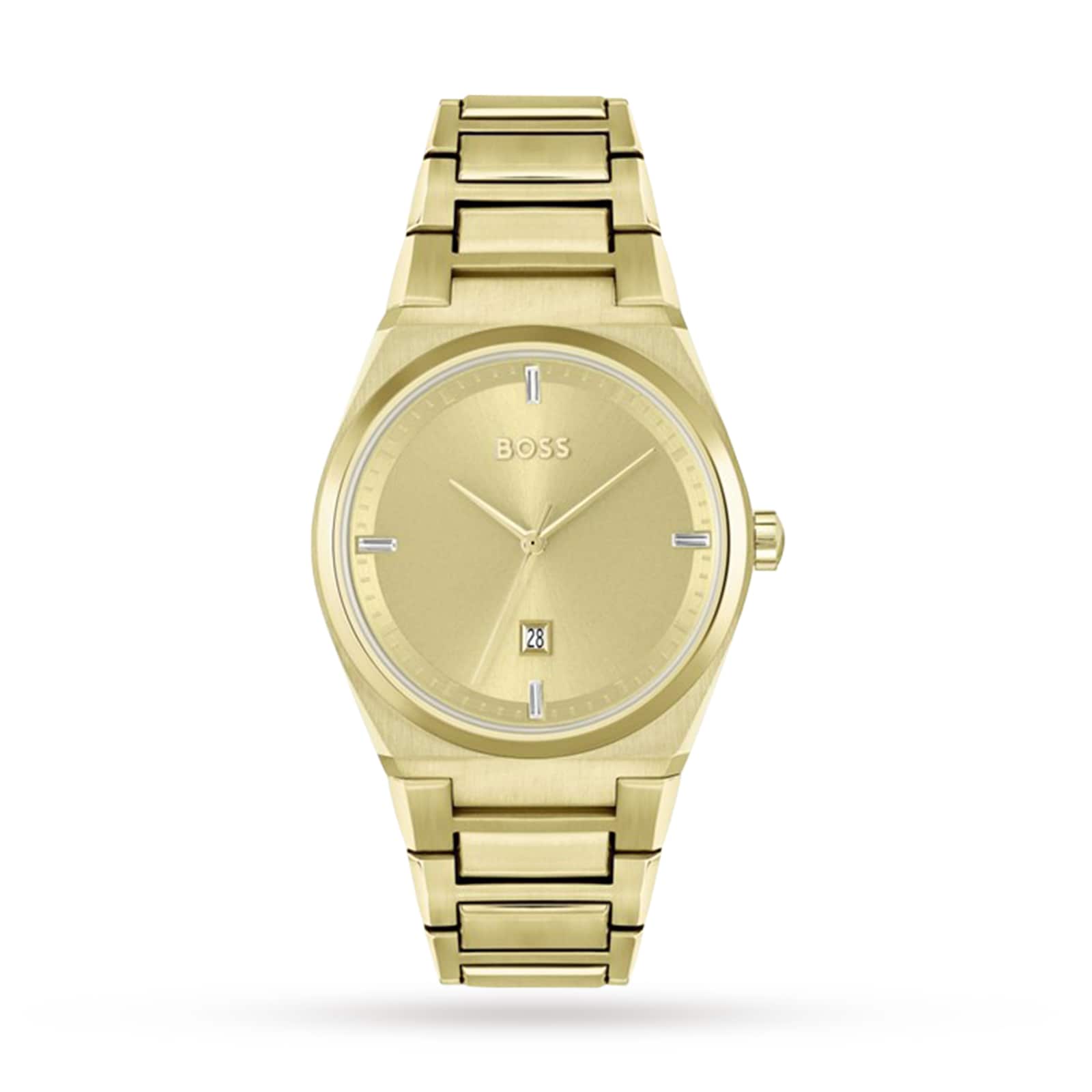 BOSS Steer 36mm Gold Dial Ladies Watch