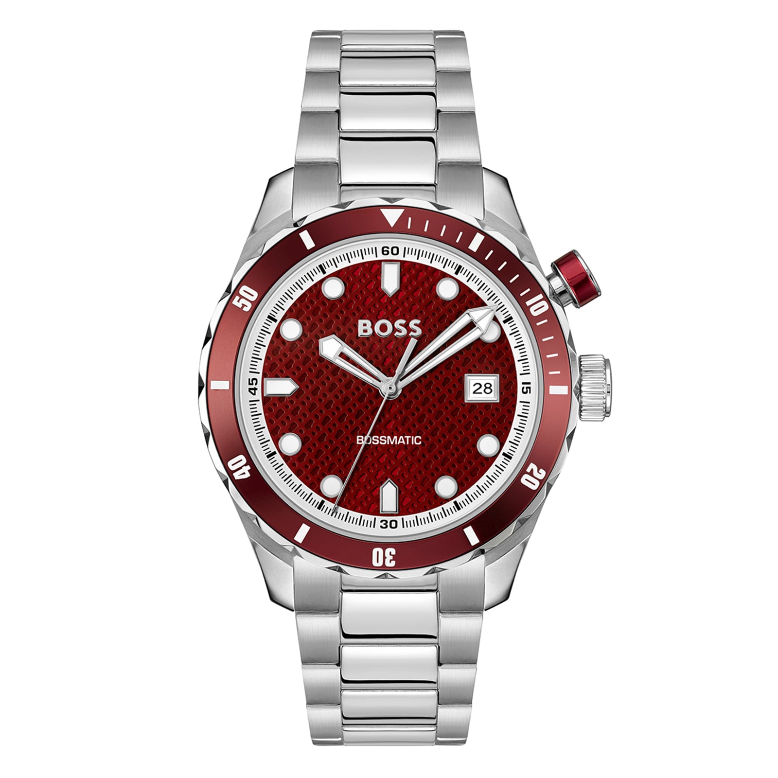 BOSS BOSSMATIC 42mm Mens Watch Red